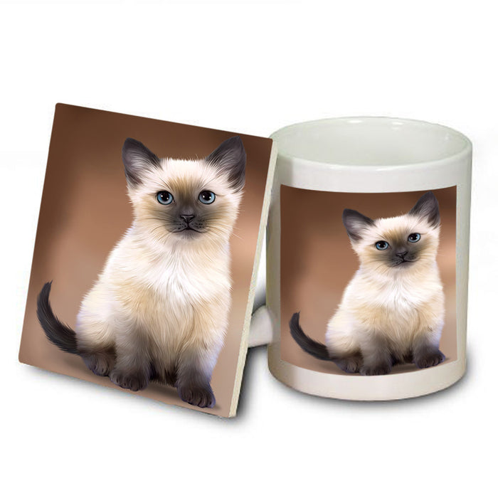 Siamese Cat Mug and Coaster Set MUC51769