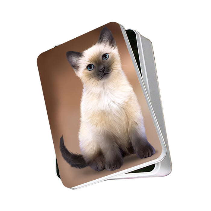 Siamese Cat Photo Storage Tin PITN52743