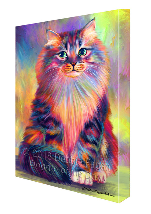 Paradise Wave Siberian Cat Canvas Print Wall Art Décor CVS126953