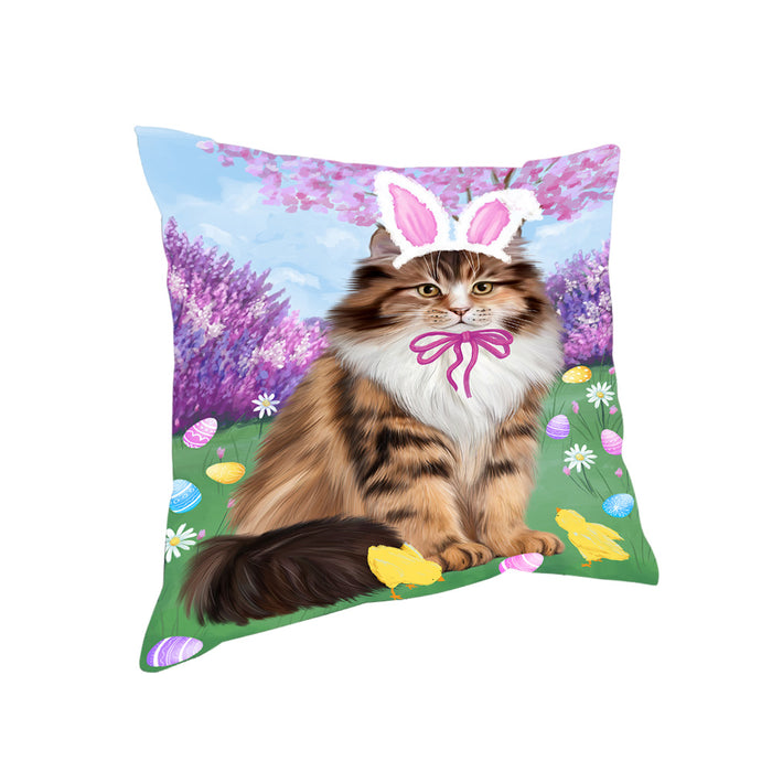 Easter Holiday Siberian Cat Pillow PIL82112