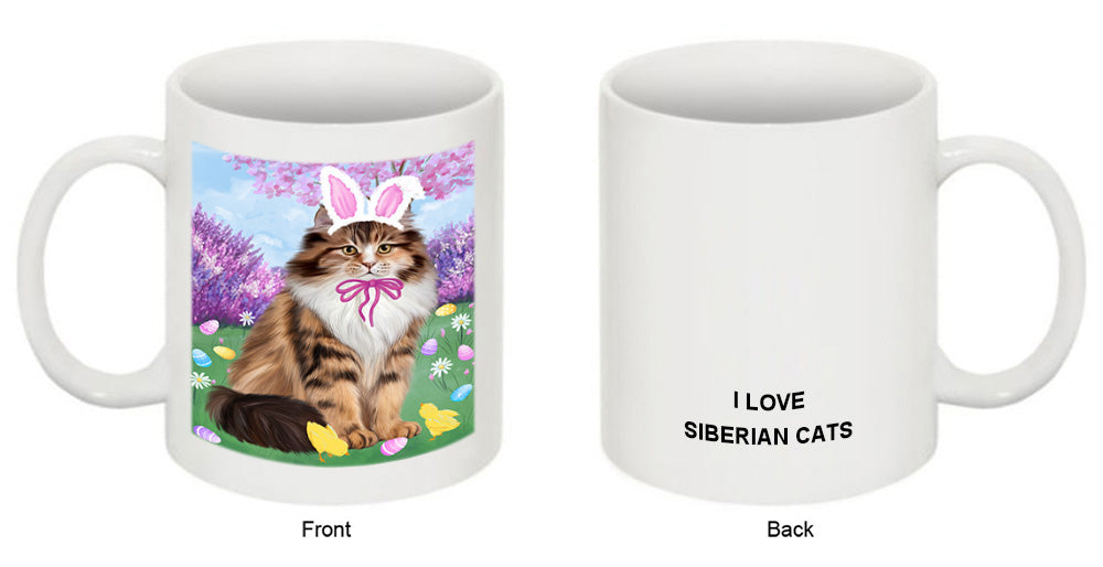 Easter Holiday Siberian Cat Coffee Mug MUG52334