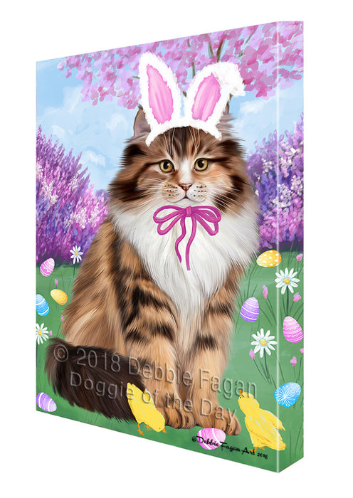 Easter Holiday Siberian Cat Canvas Print Wall Art Décor CVS134819