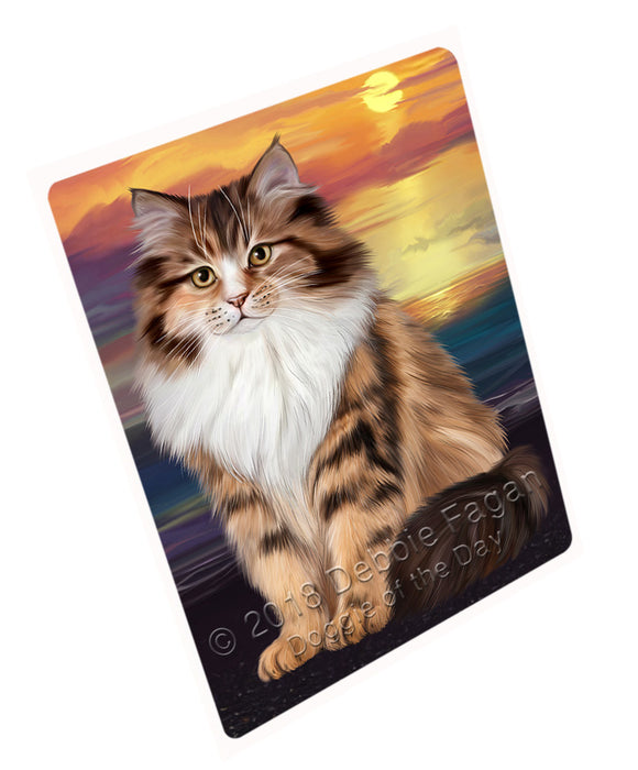 Siberian Cat Large Refrigerator / Dishwasher Magnet RMAG89430