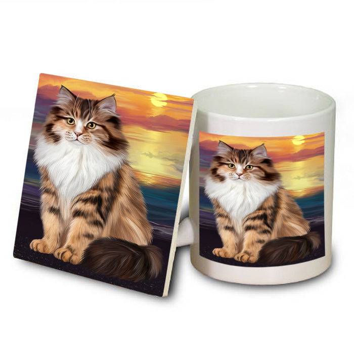 Siberian Cat Mug and Coaster Set MUC54622