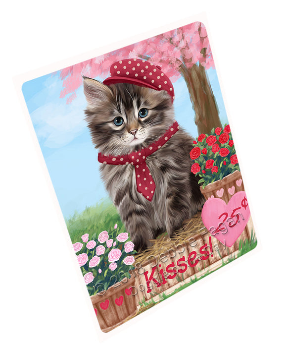 Rosie 25 Cent Kisses Siberian Cat Magnet MAG73844 (Small 5.5" x 4.25")