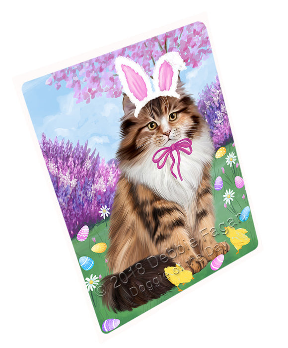 Easter Holiday Siberian Cat Large Refrigerator / Dishwasher Magnet RMAG103998