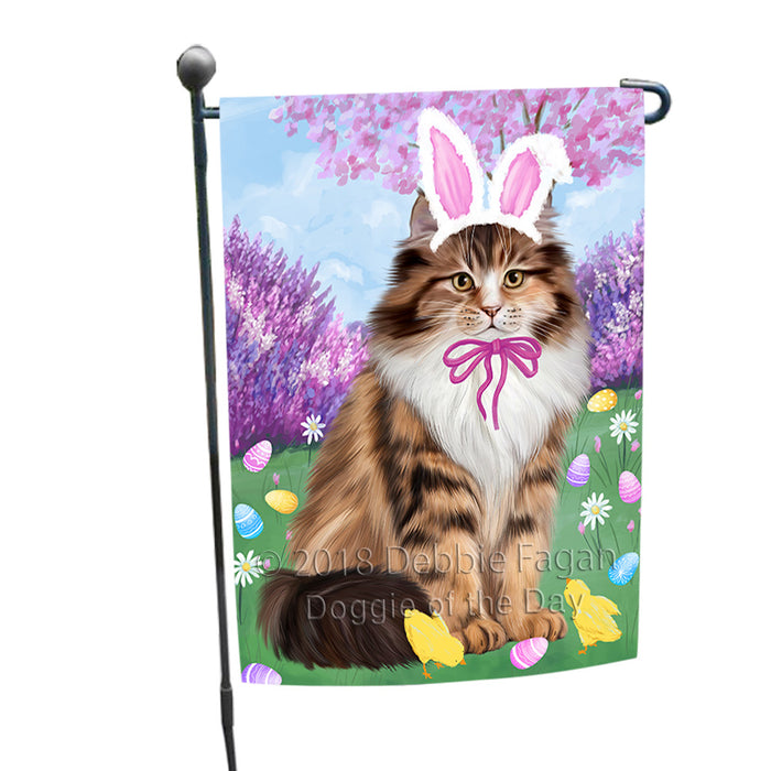Easter Holiday Siberian Cat Garden Flag GFLG57583
