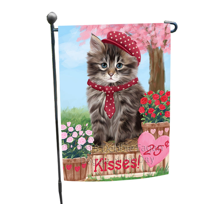 Rosie 25 Cent Kisses Siberian Cat Garden Flag GFLG56783