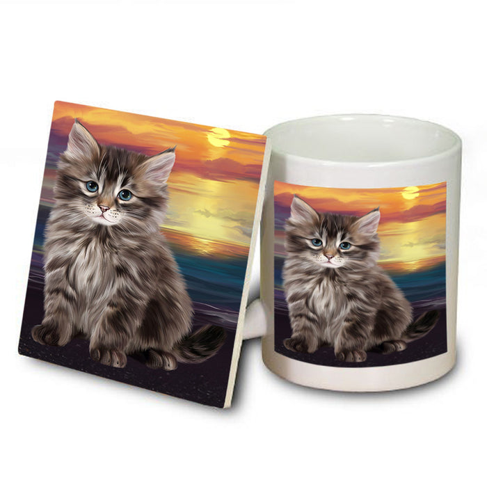 Siberian Cat Mug and Coaster Set MUC54623
