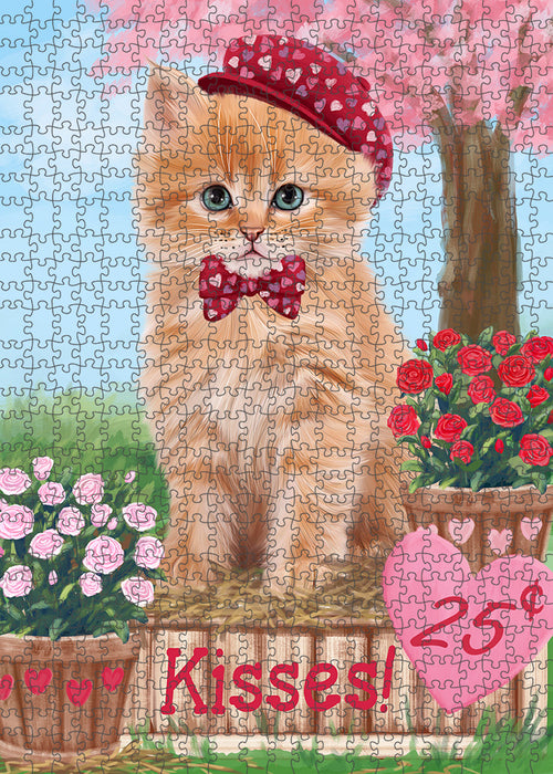 Rosie 25 Cent Kisses Siberian Cat Puzzle with Photo Tin PUZL93144