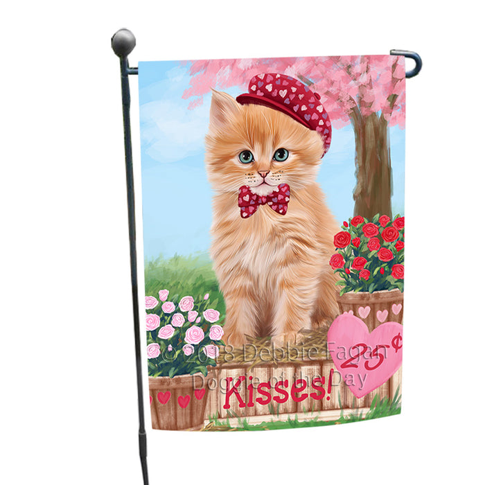 Rosie 25 Cent Kisses Siberian Cat Garden Flag GFLG56784