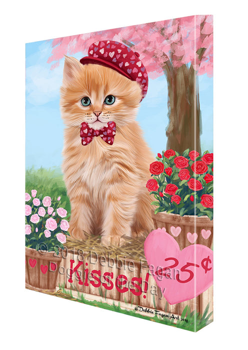 Rosie 25 Cent Kisses Siberian Cat Canvas Print Wall Art Décor CVS128348
