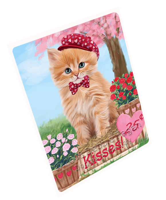 Rosie 25 Cent Kisses Siberian Cat Magnet MAG73847 (Small 5.5" x 4.25")