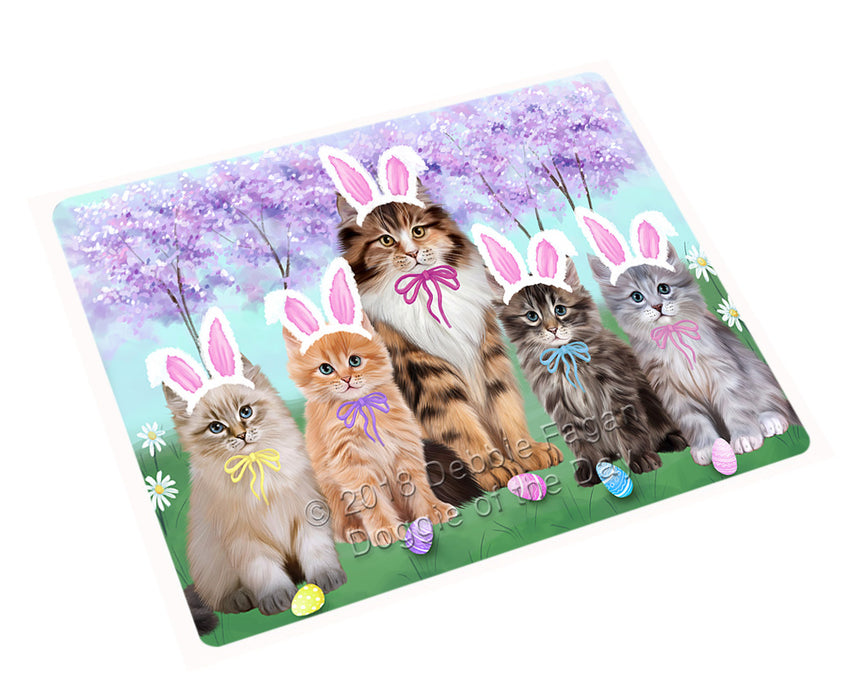 Easter Holiday Siberian Cats Magnet MAG76005 (Small 5.5" x 4.25")