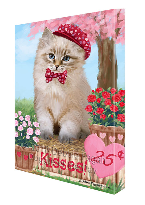 Rosie 25 Cent Kisses Siberian Cat Canvas Print Wall Art Décor CVS128357