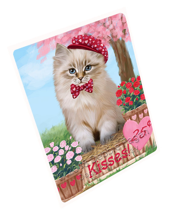 Rosie 25 Cent Kisses Siberian Cat Magnet MAG73850 (Small 5.5" x 4.25")