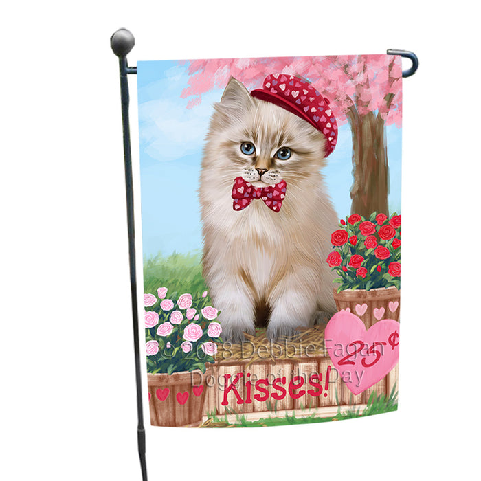Rosie 25 Cent Kisses Siberian Cat Garden Flag GFLG56785