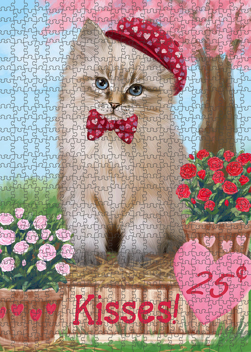 Rosie 25 Cent Kisses Siberian Cat Puzzle with Photo Tin PUZL93148