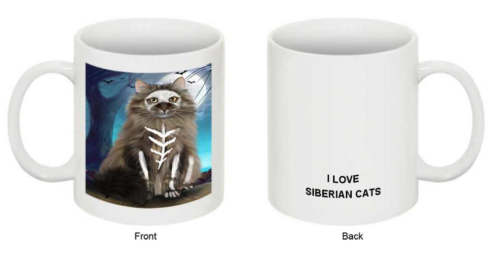 Happy Halloween Trick or Treat Siberian Cat Coffee Mug MUG49928