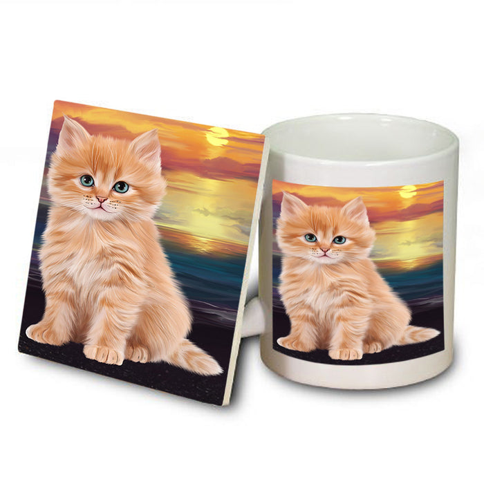 Siberian Cat Mug and Coaster Set MUC54624