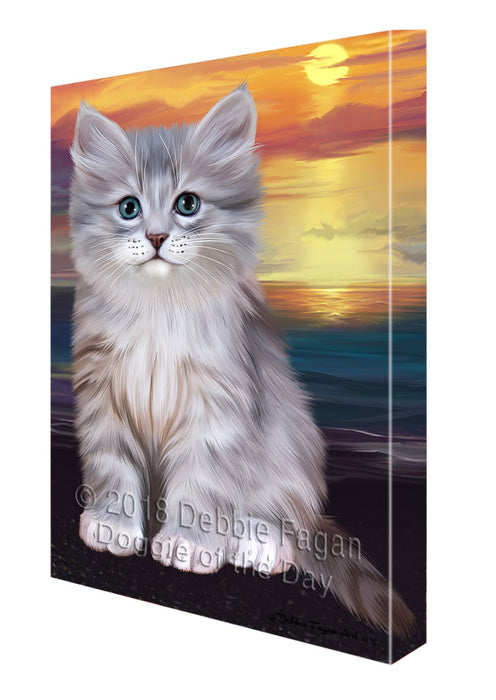 Siberian Cat Canvas Print Wall Art Décor CVS110699
