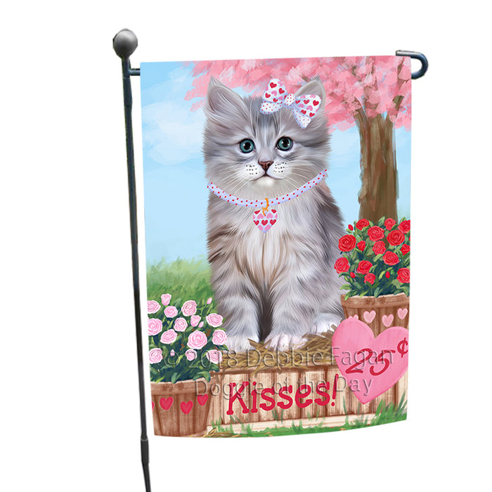 Rosie 25 Cent Kisses Siberian Cat Garden Flag GFLG56786