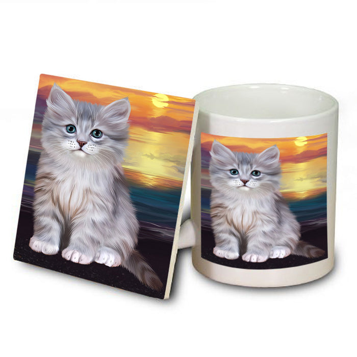 Siberian Cat Mug and Coaster Set MUC54625