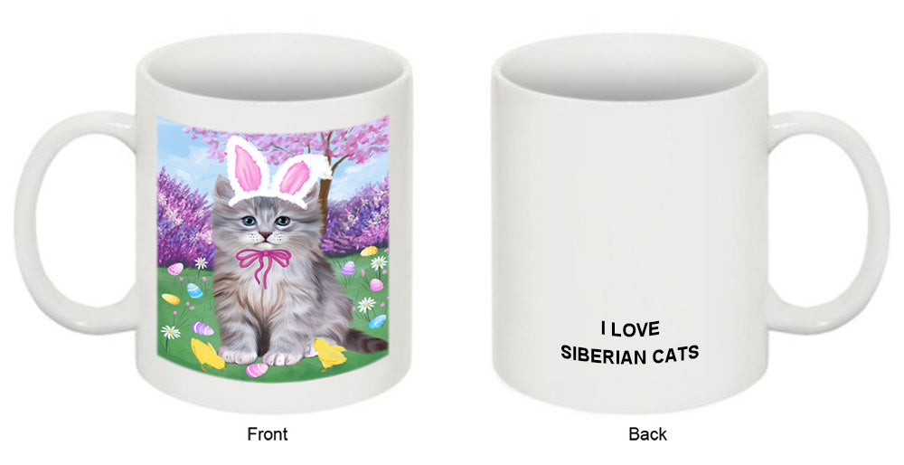 Easter Holiday Siberian Cat Coffee Mug MUG52338