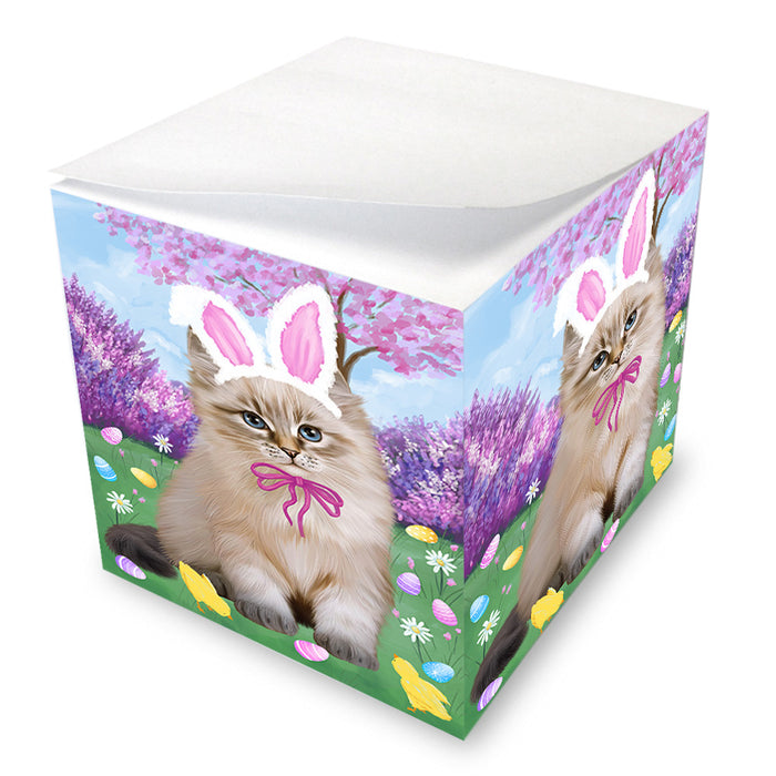 Easter Holiday Siberian Cat Note Cube NOC55058