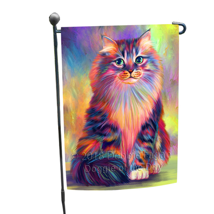 Paradise Wave Siberian Cat Garden Flag GFLG56629