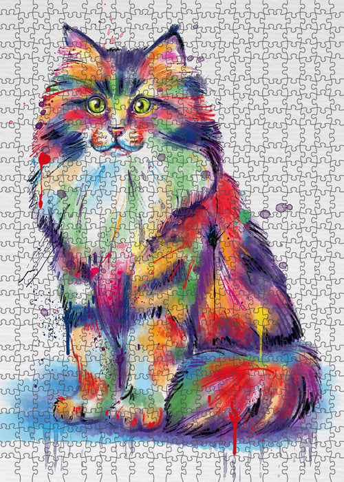 Watercolor Siberian Cat Puzzle  PUZL97232