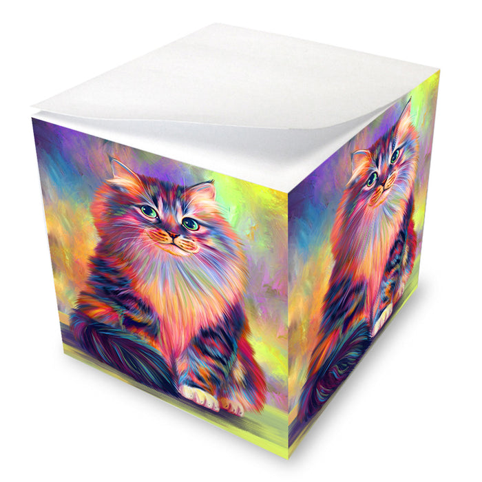 Paradise Wave Siberian Cat Note Cube NOC54153