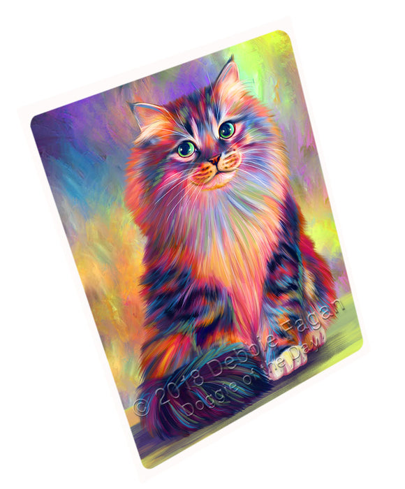 Paradise Wave Siberian Cat Magnet MAG73380 (Small 5.5" x 4.25")