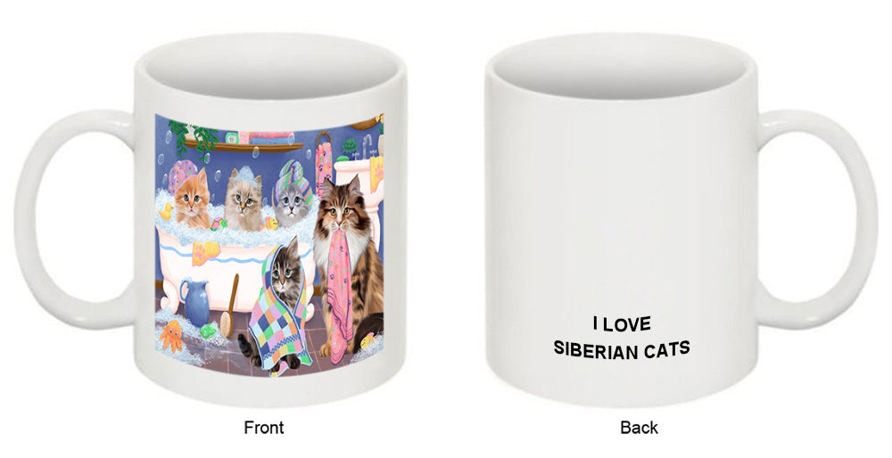 Rub A Dub Dogs In A Tub Siberian Cats Coffee Mug MUG52224