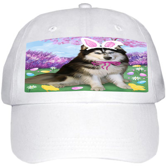 Siberian Husky Dog Easter Holiday Ball Hat Cap HAT51552