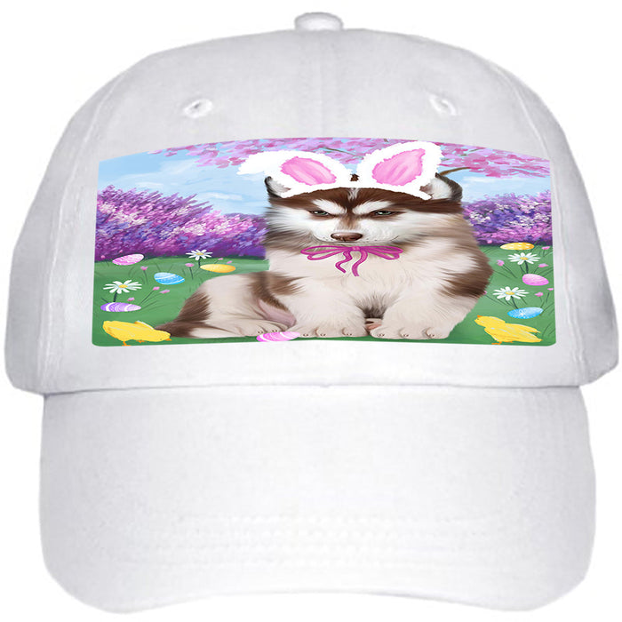 Siberian Husky Dog Easter Holiday Ball Hat Cap HAT51558