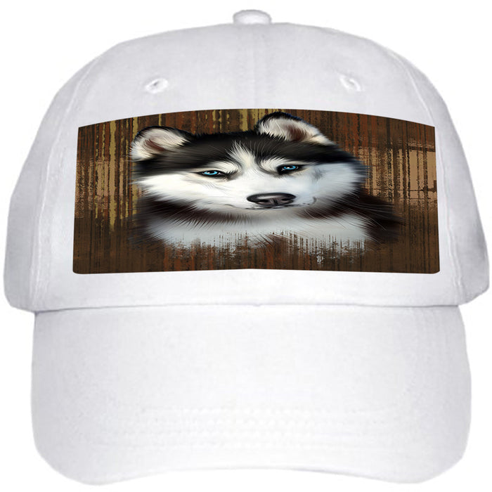 Rustic Siberian Husky Dog Ball Hat Cap HAT55545