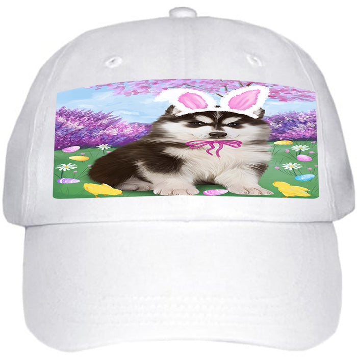 Siberian Husky Dog Easter Holiday Ball Hat Cap HAT51561