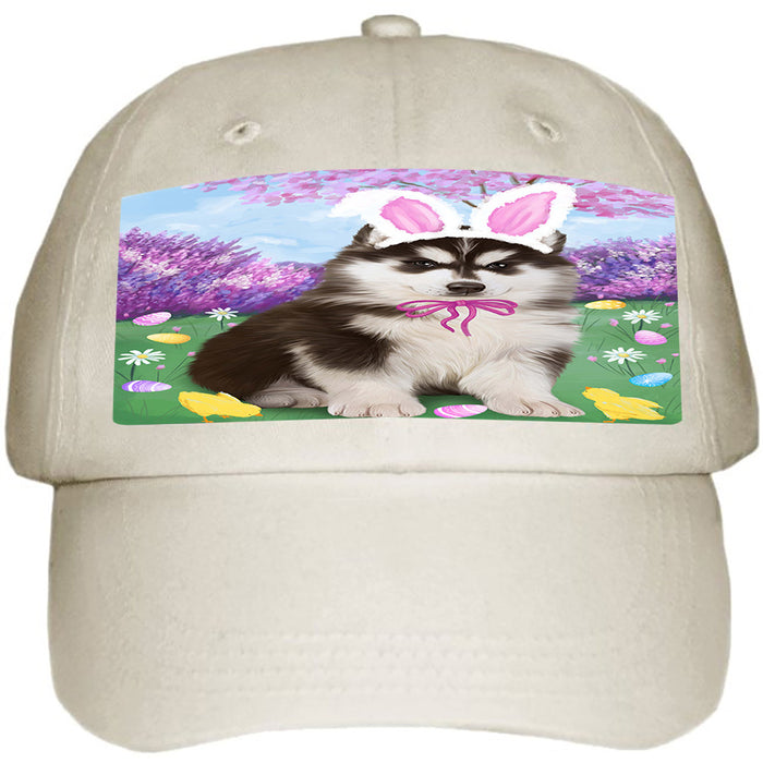Siberian Husky Dog Easter Holiday Ball Hat Cap HAT51561