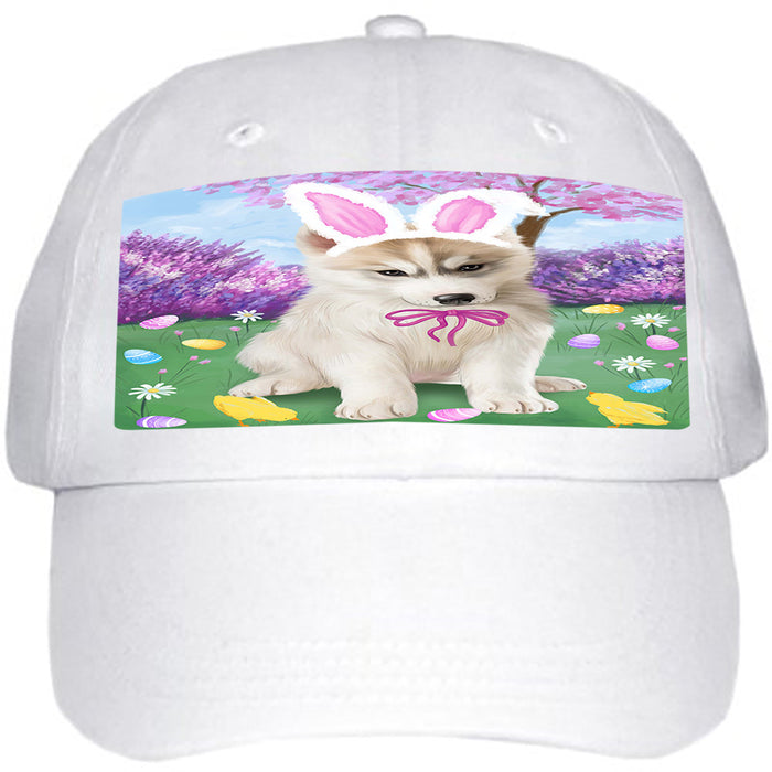 Siberian Husky Dog Easter Holiday Ball Hat Cap HAT51564