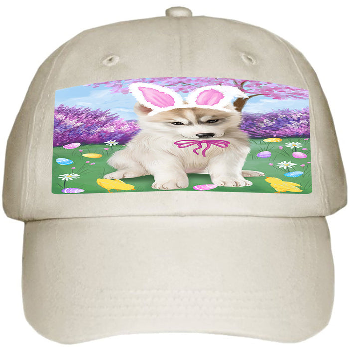 Siberian Husky Dog Easter Holiday Ball Hat Cap HAT51564