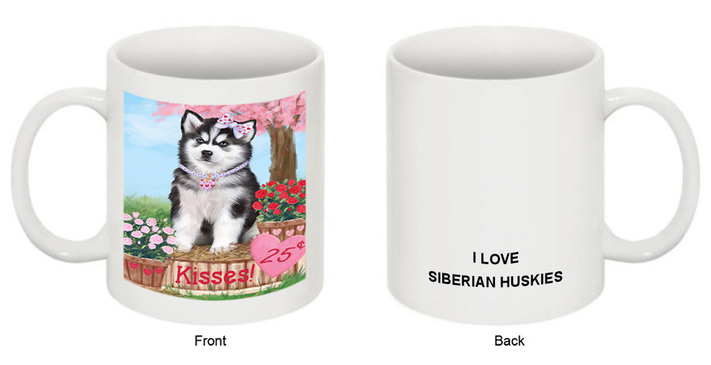 Rosie 25 Cent Kisses Siberian Husky Dog Coffee Mug MUG51637