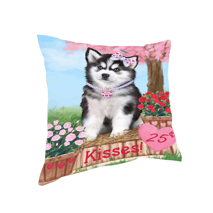 Rosie 25 Cent Kisses Siberian Husky Dog Pillow PIL79248
