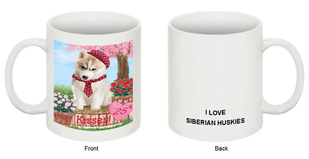 Rosie 25 Cent Kisses Siberian Husky Dog Coffee Mug MUG51638