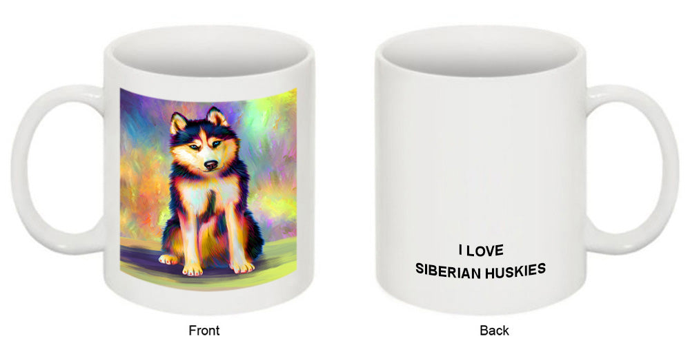 Paradise Wave Siberian Husky Dog Coffee Mug MUG51480