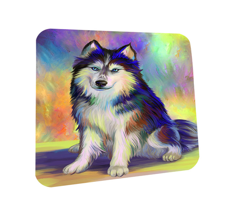 Pardise Wave Siberian Husky Dog Coasters Set of 4 CST53560