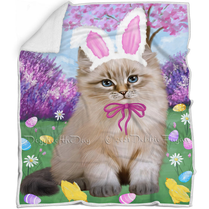 Easter Holiday Siberian Cat Blanket BLNKT143241