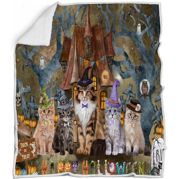 Siberian Blanket: Explore a Variety of Designs, Cozy Sherpa, Fleece and Woven, Custom, Personalized, Gift for Cat and Pet Lovers