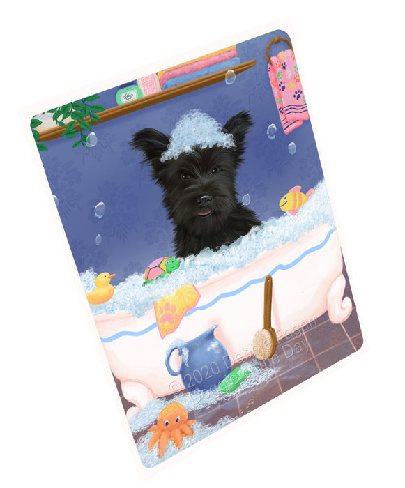Rub a Dub Dogs in a Tub Skye Terrier Dog Refrigerator/Dishwasher Magnet - Kitchen Decor Magnet - Pets Portrait Unique Magnet - Ultra-Sticky Premium Quality Magnet RMAG111968