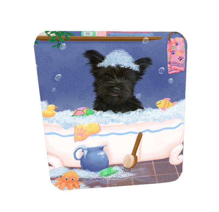 Rub a Dub Dogs in a Tub Skye Terrier Dog Coasters Set of 4 CSTA58304